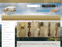 Tablet Screenshot of giftsfromwales.com